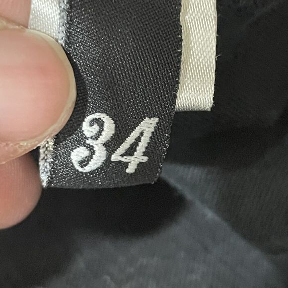 Kite Jeans Men's 34 Button Fly Black Zipper Leg Denim Grunge Distressed - Picture 15 of 16